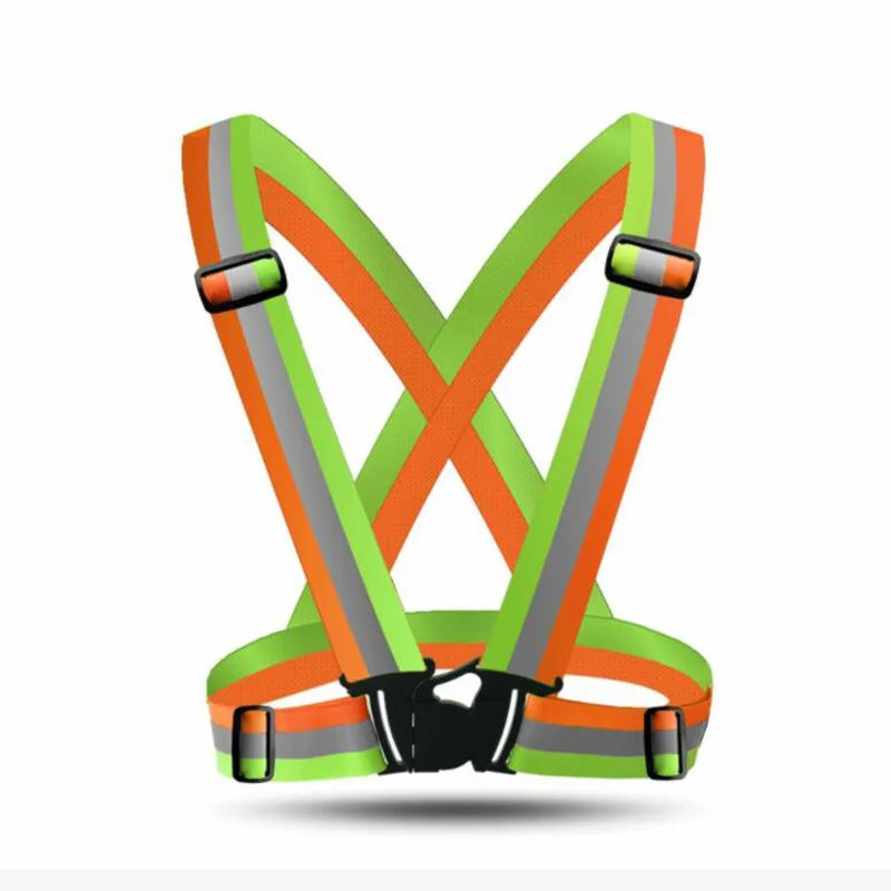4 Colors Unisex Light High Visibility Safety Vest With Storage Bag Night Construction Cycling Traffic Coat Running Working