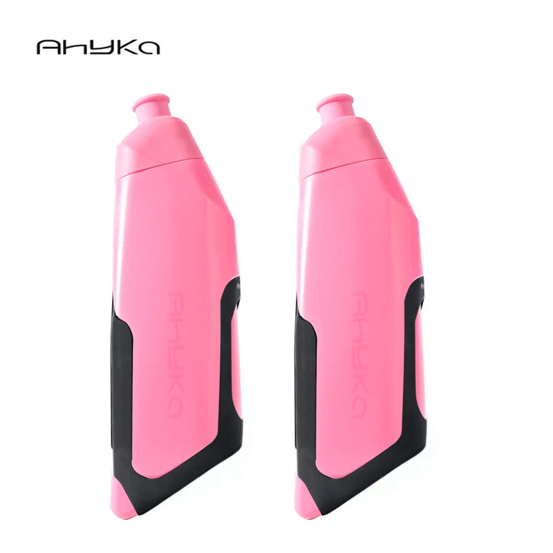 AhyKa Bicycle 600ml Aerodynamic Water Bottle Bracket Set Or Single Water Bottle MTB Road Bike Frame Down Tube Water Kettles