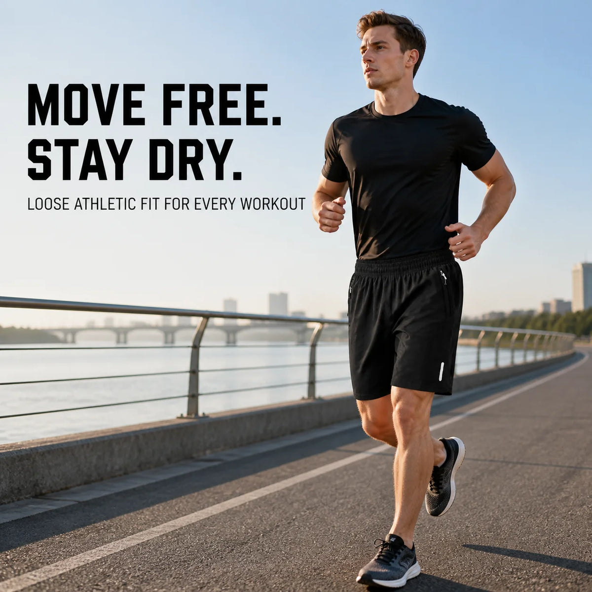 Quick-Dry Running Shorts Breathable Lightweight Athletic Shorts for Men Gym Training Best