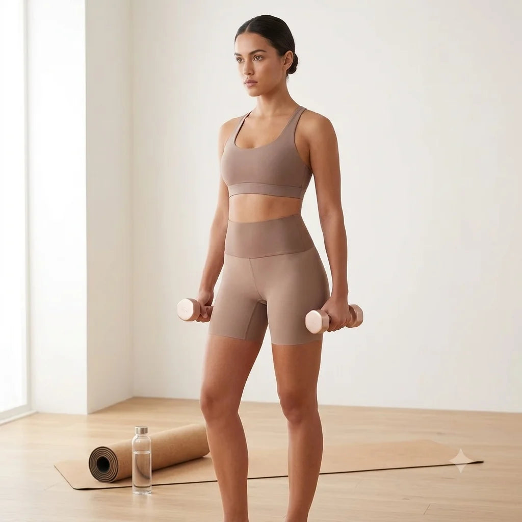 Women High Waist Seamless Biker Shorts Butt Lifting Compression Yoga Shorts Soft Stretch Fitness Workout Cycling Short Pants For Gym Daily Wear