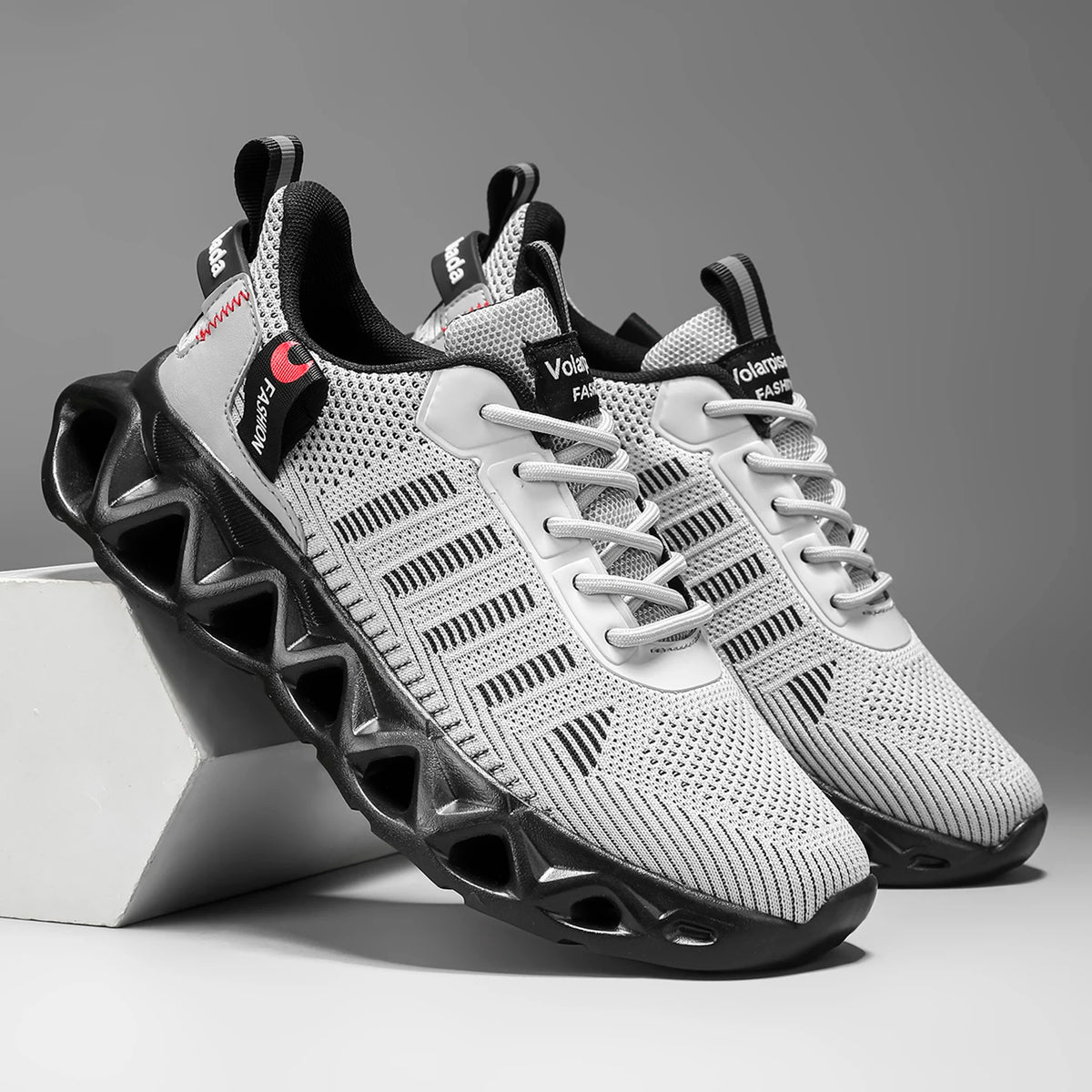 2026 New Unisex Striped Cut-out Sneakers, Breathable Mesh, Non-slip, Shock-absorbing Thick Sole, Stylish and Classic, Versatile for Fashion, Outdoor Jogging, Street Casual Sports Sneakers, Running Shoes