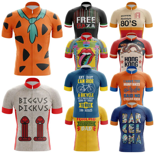 Special Idiot Men Cycling Jersey for Men Short Sleeve  MTB Maillot Downhill Pro Team Mountain Bicycle Clothing Customized