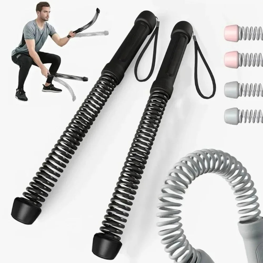 New Upgrade Quiet Weighted Cordless Battle Ropes, Portable Ropeless Fitness Rope for Home Gym, Men Women Indoor Outdoor Workouts