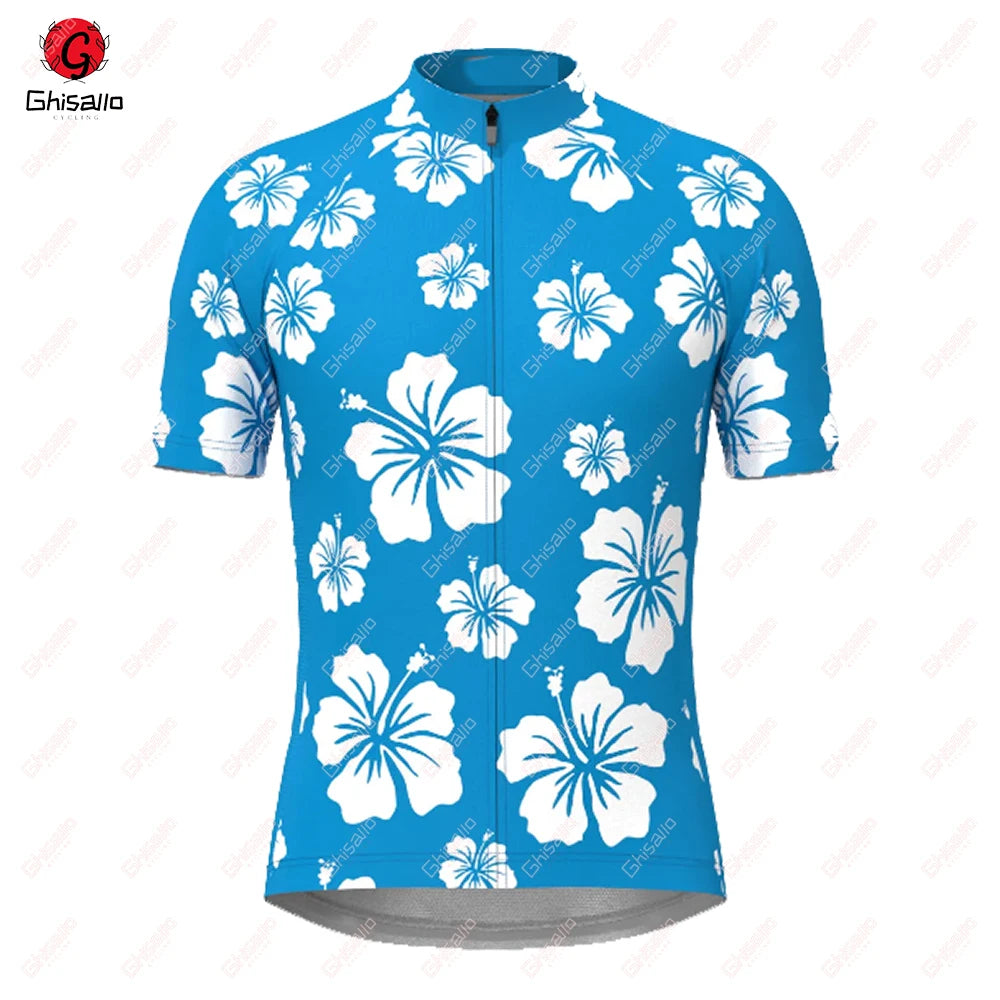 Hawaii Classic Men Cycling Jersey for Men Short Sleeve  MTB Maillot Downhill Pro Team Mountain Bicycle Clothing Customized