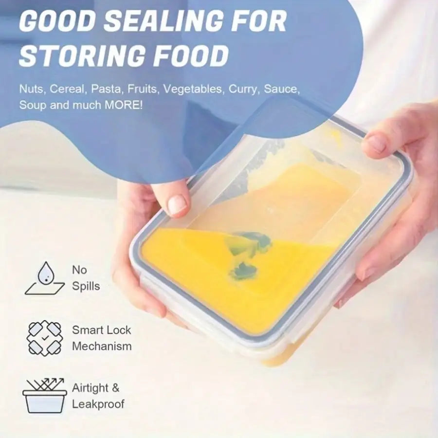 24 Pack Food Storage Containers with Airtight Lids, Meal Prep Containers with Lids for Lunch Office, Freezer and Dishwasher Safe, BPA Free Plastic Food Containers, Kitchen Pantry Storage
