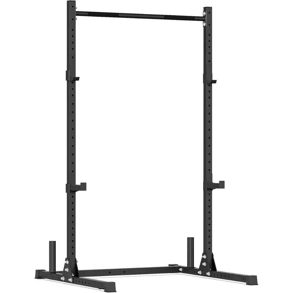 Adjustable Home Gym Rack with Pull-Up Bar, 800 lbs Capacity, Ideal for Squats and Strength Training