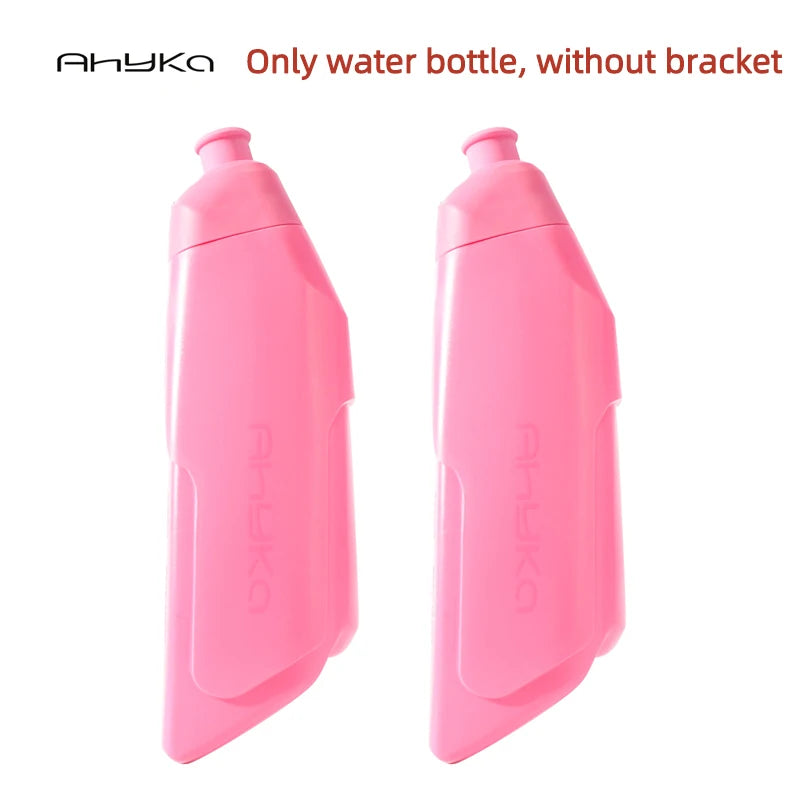 AhyKa Bicycle 600ml Aerodynamic Water Bottle Bracket Set Or Single Water Bottle MTB Road Bike Frame Down Tube Water Kettles