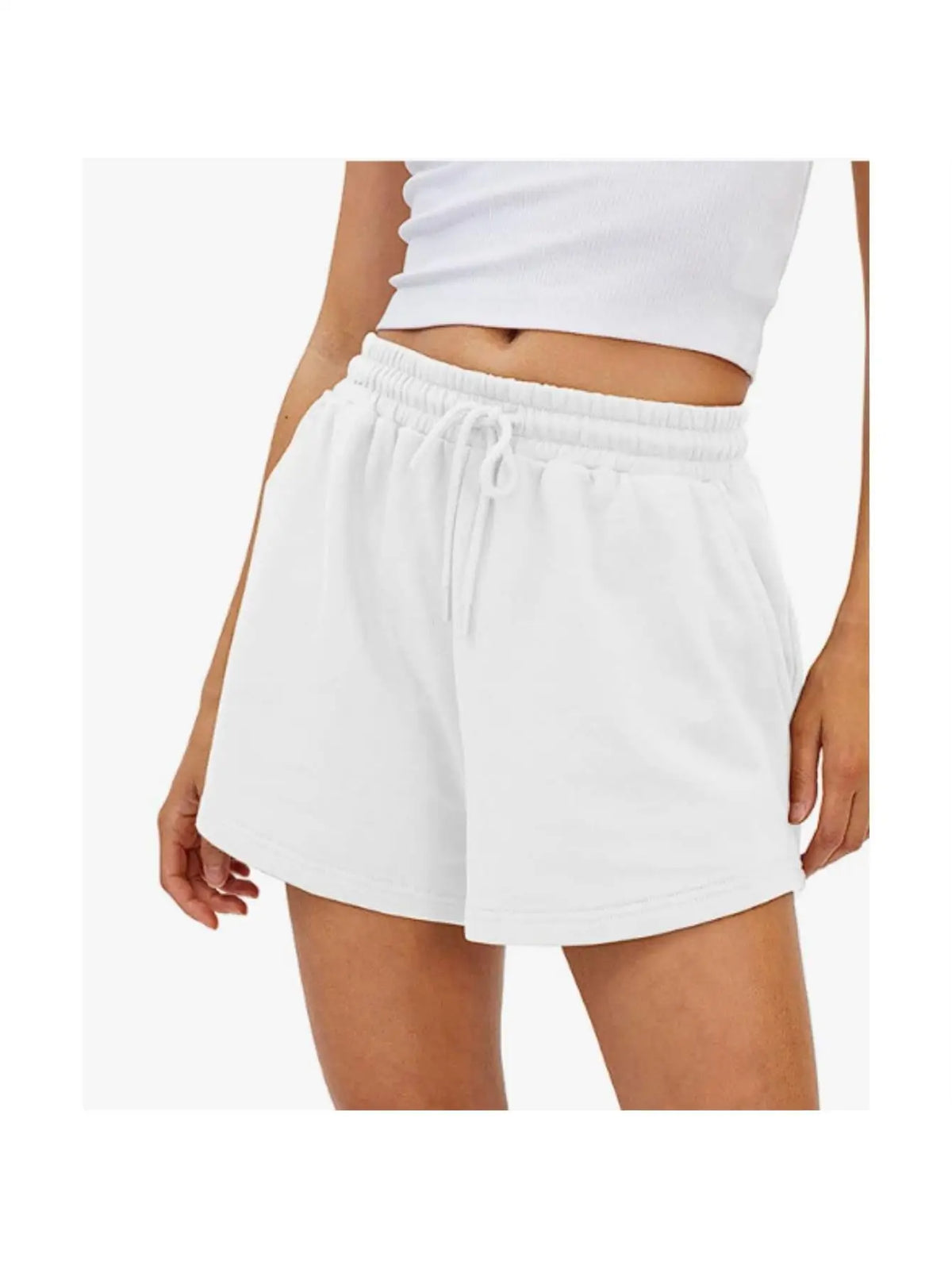 Womens Sweat Shorts with Pockets Casual Summer Comfy Lounge Shorts,Athletic Workout