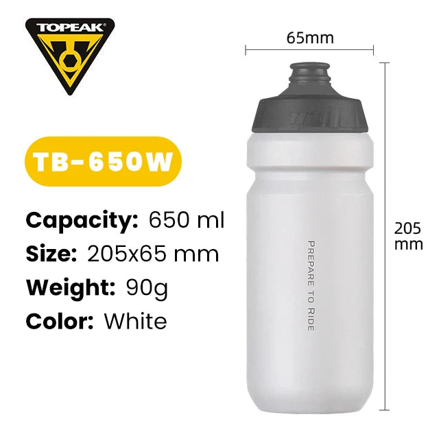 Topeak Cycling Water Bottle 750ml 650ml Squeezable BPA-Free Taste-Free Sport Water Bottle Leak-proof Jet Valve Cycling Kettle