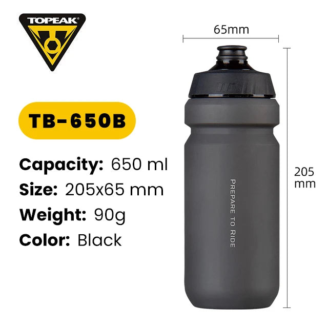 Topeak Cycling Water Bottle 750ml 650ml Squeezable BPA-Free Taste-Free Sport Water Bottle Leak-proof Jet Valve Cycling Kettle