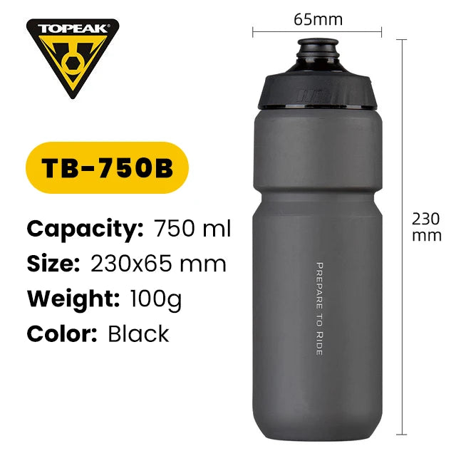 Topeak Cycling Water Bottle 750ml 650ml Squeezable BPA-Free Taste-Free Sport Water Bottle Leak-proof Jet Valve Cycling Kettle