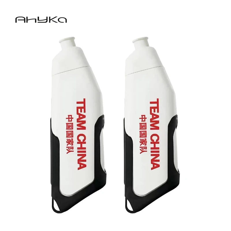AhyKa Bicycle 600ml Aerodynamic Water Bottle Bracket Set Or Single Water Bottle MTB Road Bike Frame Down Tube Water Kettles