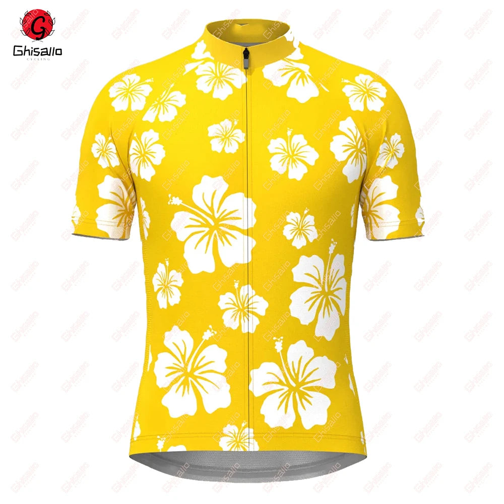 Hawaii Classic Men Cycling Jersey for Men Short Sleeve  MTB Maillot Downhill Pro Team Mountain Bicycle Clothing Customized