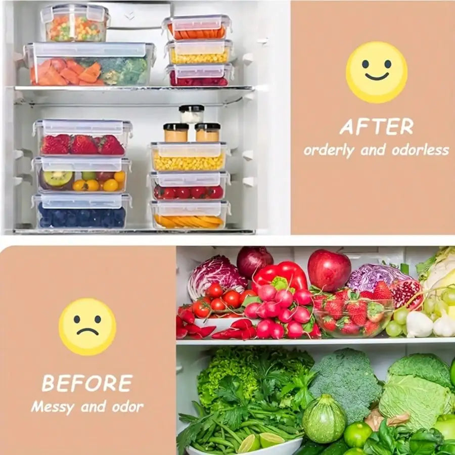 24 Pack Food Storage Containers with Airtight Lids, Meal Prep Containers with Lids for Lunch Office, Freezer and Dishwasher Safe, BPA Free Plastic Food Containers, Kitchen Pantry Storage
