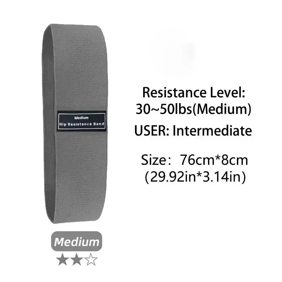 Non-Slip Fabric Booty Bands Widen Resistance Bands for Hip Legs Working Out Home Fitness Pilates Yoga Stretching For Women Men