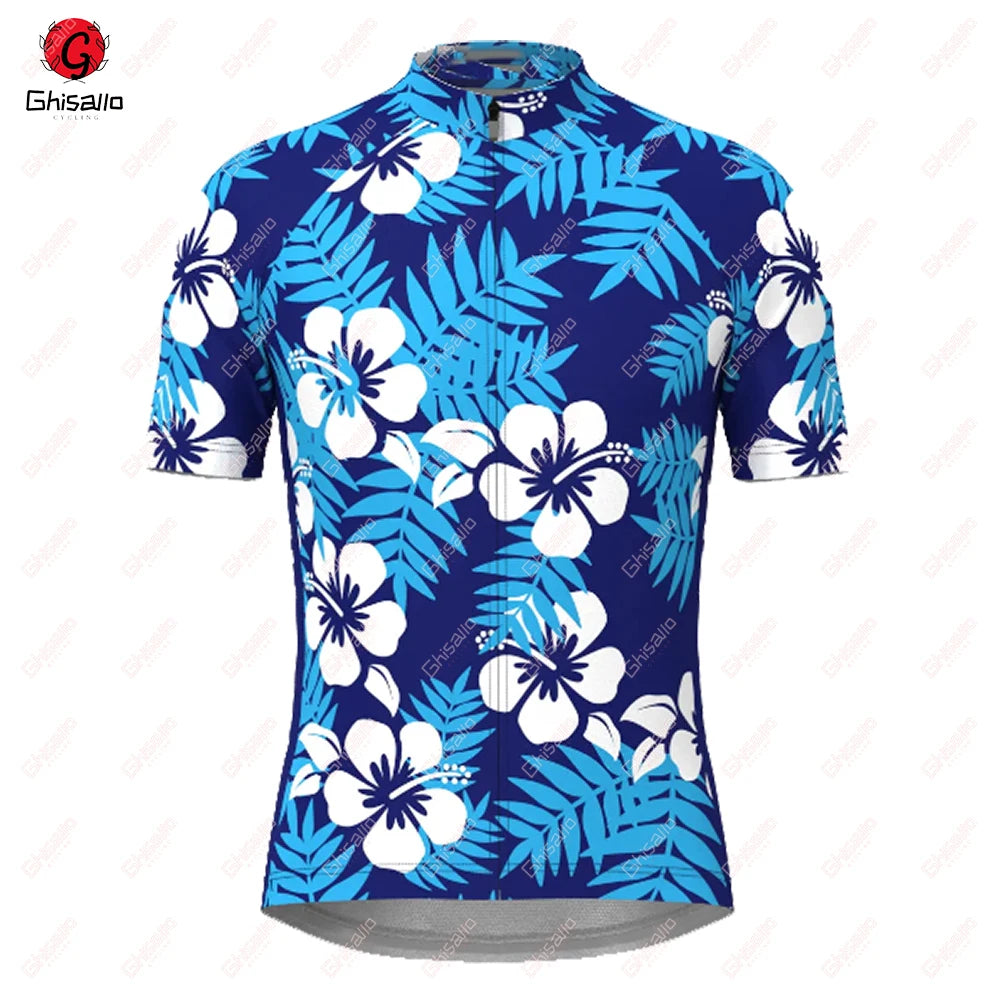 Hawaii Classic Men Cycling Jersey for Men Short Sleeve  MTB Maillot Downhill Pro Team Mountain Bicycle Clothing Customized