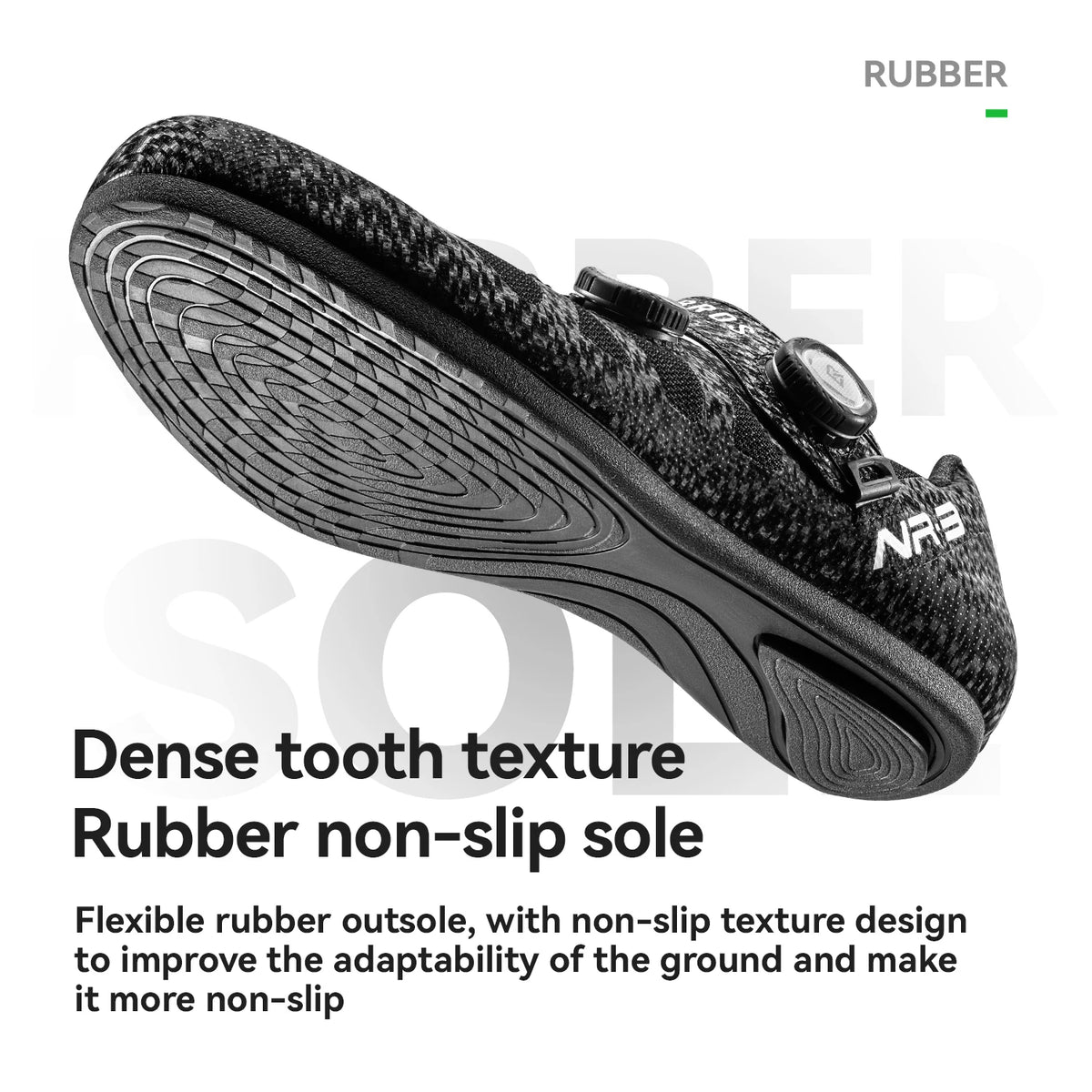 ROCKBROS Cycling Shoes Lightweight Breathable Non-assistant Flat Shoes Sneakers Adjustable Knob Quick Fastening Cycling Shoes
