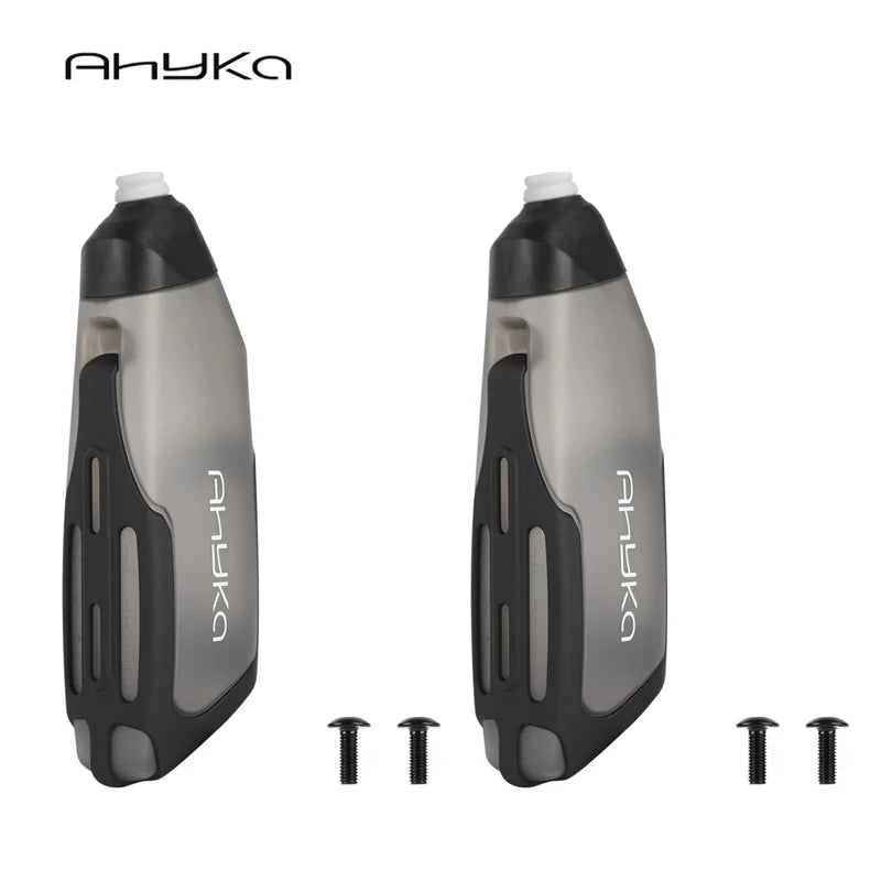 AhyKa Bicycle 600ml Aerodynamic Water Bottle Bracket Set Or Single Water Bottle MTB Road Bike Frame Down Tube Water Kettles