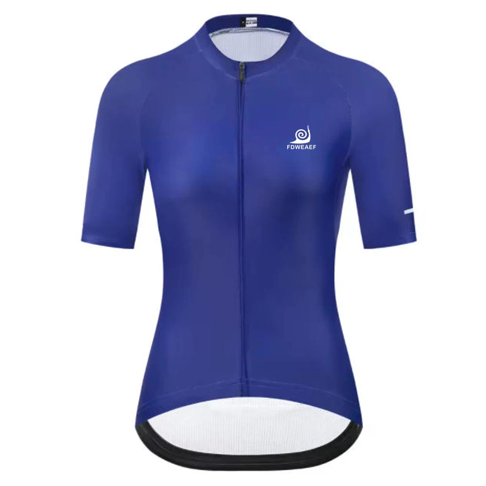 Women's Cycling Jersey Short Sleeve Racing Tops Bicycle Bike Wear Maillot Cyclist Clothes Shirt for Sports Active Outdoor
