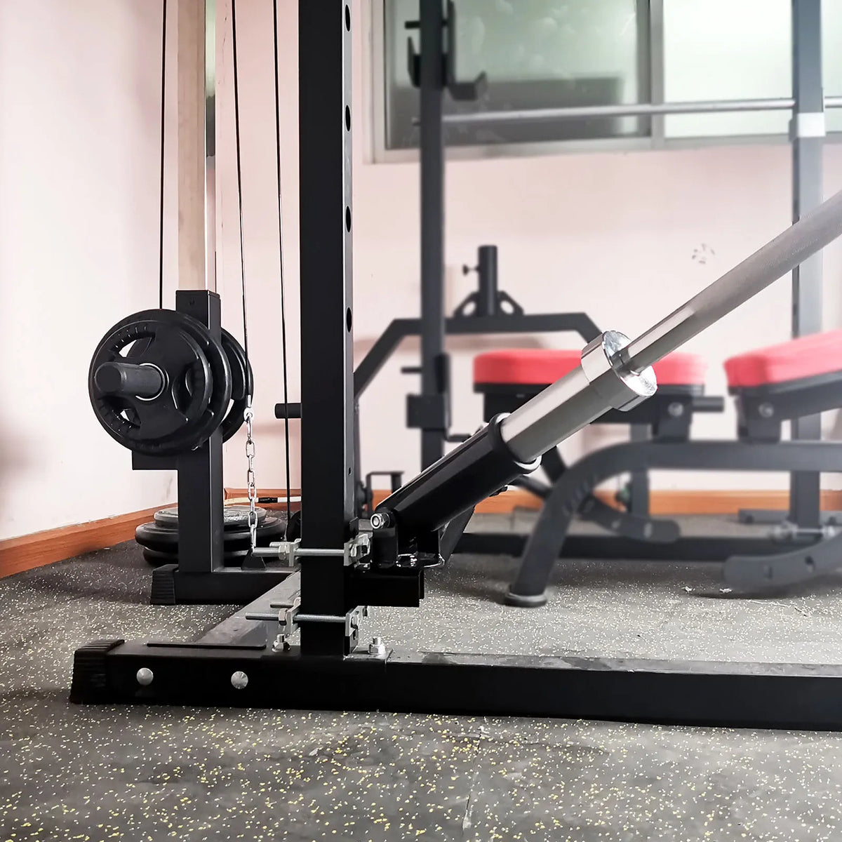 Landmine Base Gym Equipment Power Cage Landmine for Almost of Power Rack T Bar Row Platform Landmine Attachments for Squate RacK