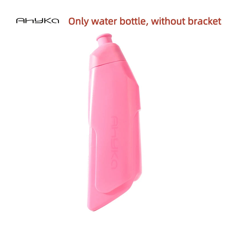 AhyKa Bicycle 600ml Aerodynamic Water Bottle Bracket Set Or Single Water Bottle MTB Road Bike Frame Down Tube Water Kettles