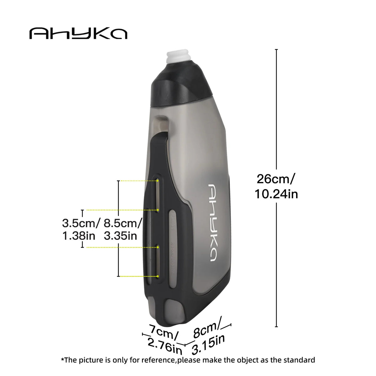 AhyKa Bicycle 600ml Aerodynamic Water Bottle Bracket Set Or Single Water Bottle MTB Road Bike Frame Down Tube Water Kettles