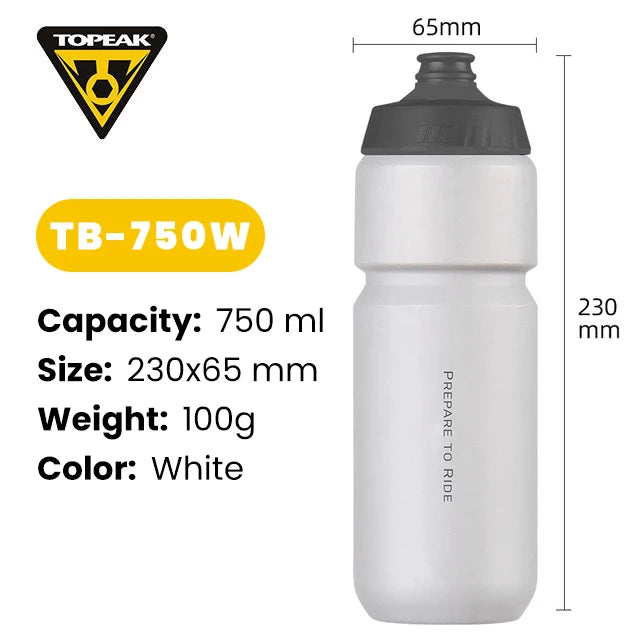 Topeak Cycling Water Bottle 750ml 650ml Squeezable BPA-Free Taste-Free Sport Water Bottle Leak-proof Jet Valve Cycling Kettle