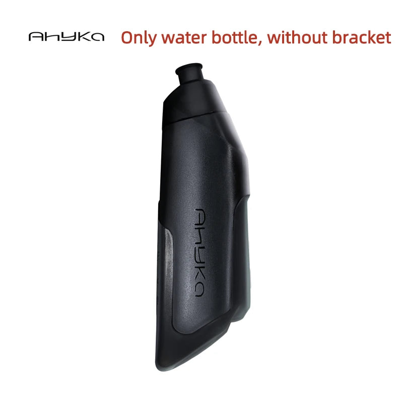 AhyKa Bicycle 600ml Aerodynamic Water Bottle Bracket Set Or Single Water Bottle MTB Road Bike Frame Down Tube Water Kettles