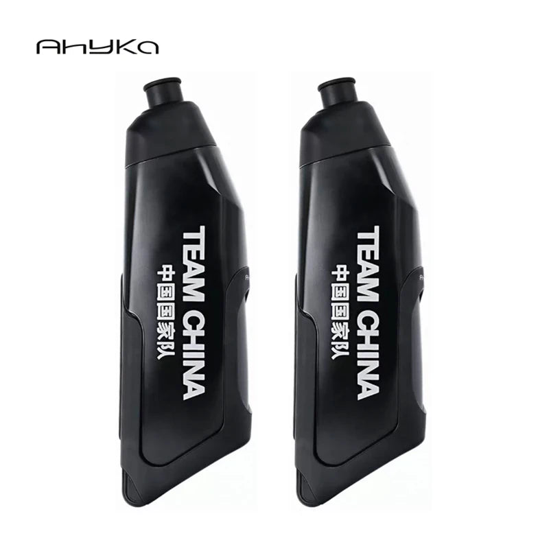 AhyKa Bicycle 600ml Aerodynamic Water Bottle Bracket Set Or Single Water Bottle MTB Road Bike Frame Down Tube Water Kettles