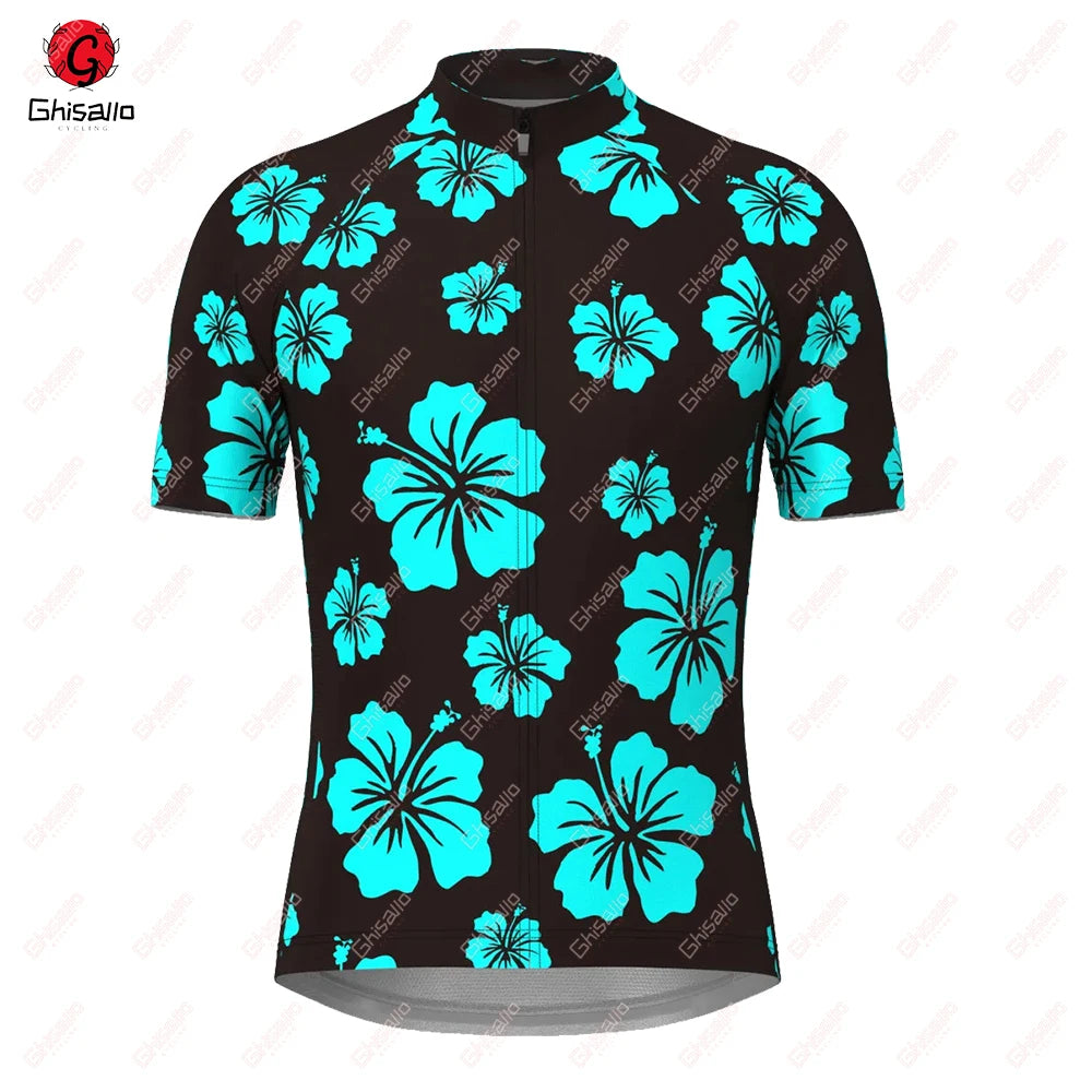 Hawaii Classic Men Cycling Jersey for Men Short Sleeve  MTB Maillot Downhill Pro Team Mountain Bicycle Clothing Customized