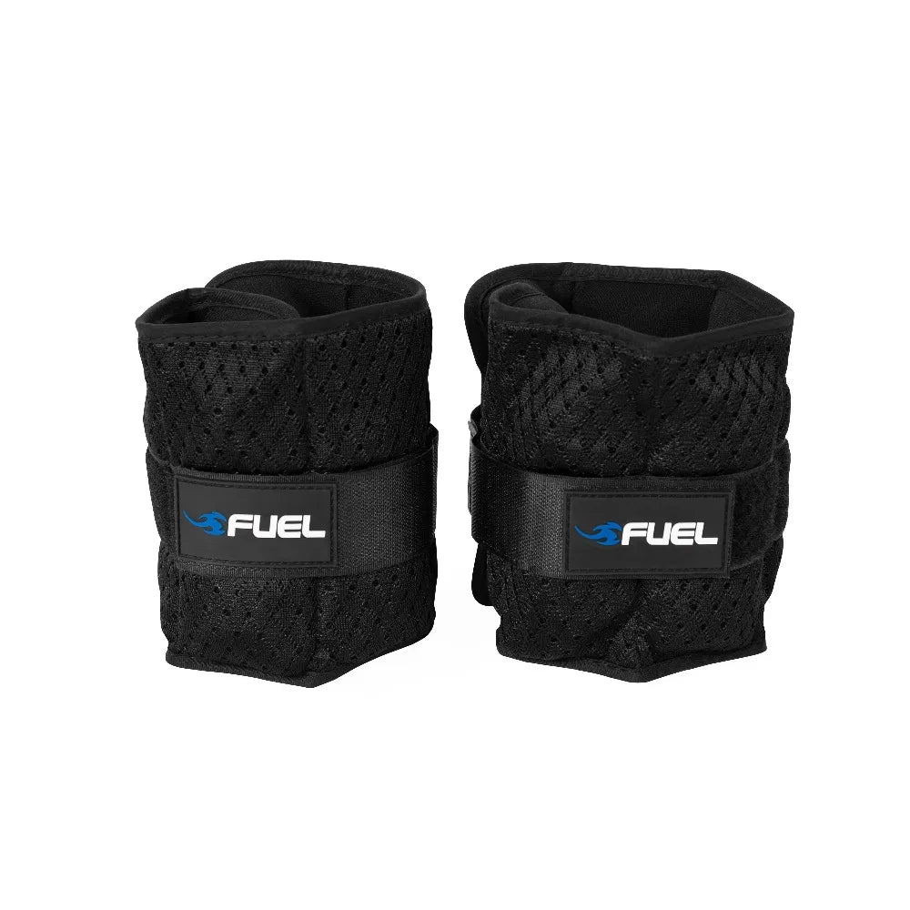 Adjustable Wrist Ankle Weights Pair 5lb Total with 6 Removable Weight Packs 2.5lb Each for Men and Women Fitness Exercise Training