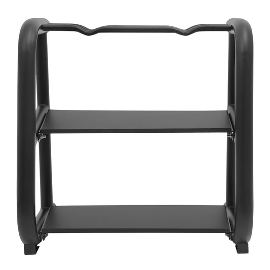 Dumbbell Rack, Dumbbell Stand, Kettlebell Storage Holder, T3 Steel 3-Tier Weight Organizer, Non-Slip Home Gym Equipment, Anti-Rust Coating, Reinforced 1.5mm Thick Tubes, Supports Dumbbells Barbells Kettlebells, Space Saving D