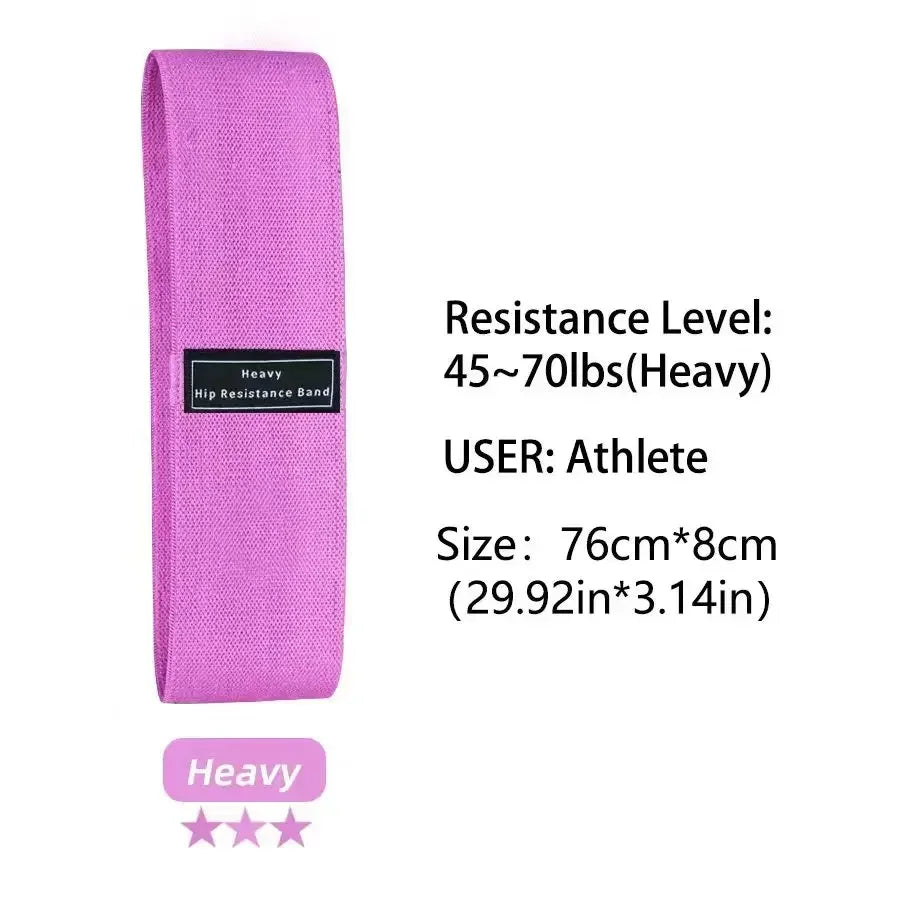 Non-Slip Fabric Booty Bands Widen Resistance Bands for Hip Legs Working Out Home Fitness Pilates Yoga Stretching For Women Men
