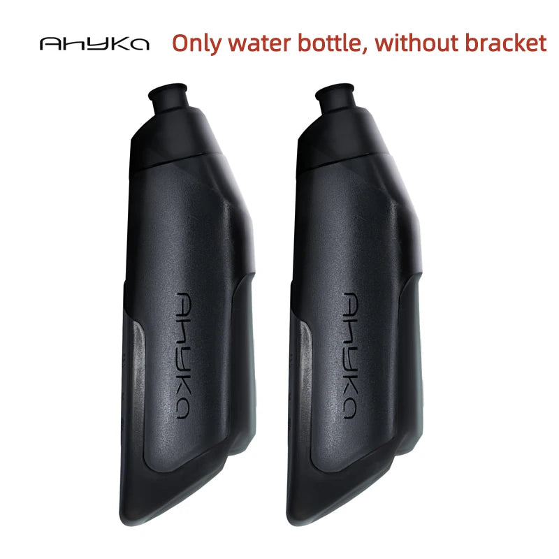 AhyKa Bicycle 600ml Aerodynamic Water Bottle Bracket Set Or Single Water Bottle MTB Road Bike Frame Down Tube Water Kettles
