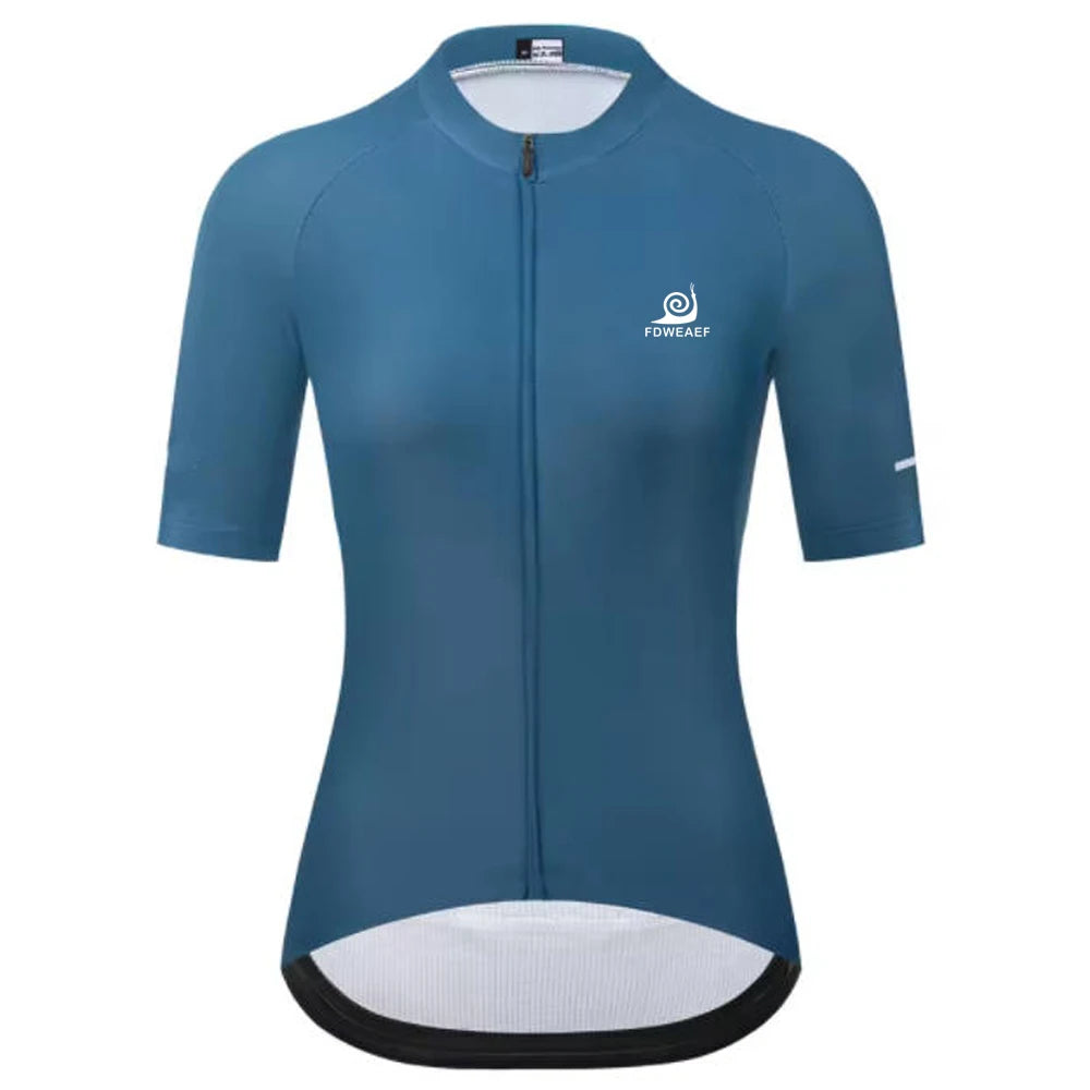 Women's Cycling Jersey Short Sleeve Racing Tops Bicycle Bike Wear Maillot Cyclist Clothes Shirt for Sports Active Outdoor
