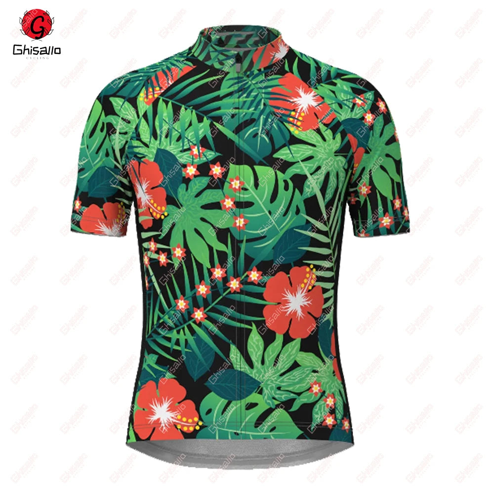 Hawaii Classic Men Cycling Jersey for Men Short Sleeve  MTB Maillot Downhill Pro Team Mountain Bicycle Clothing Customized