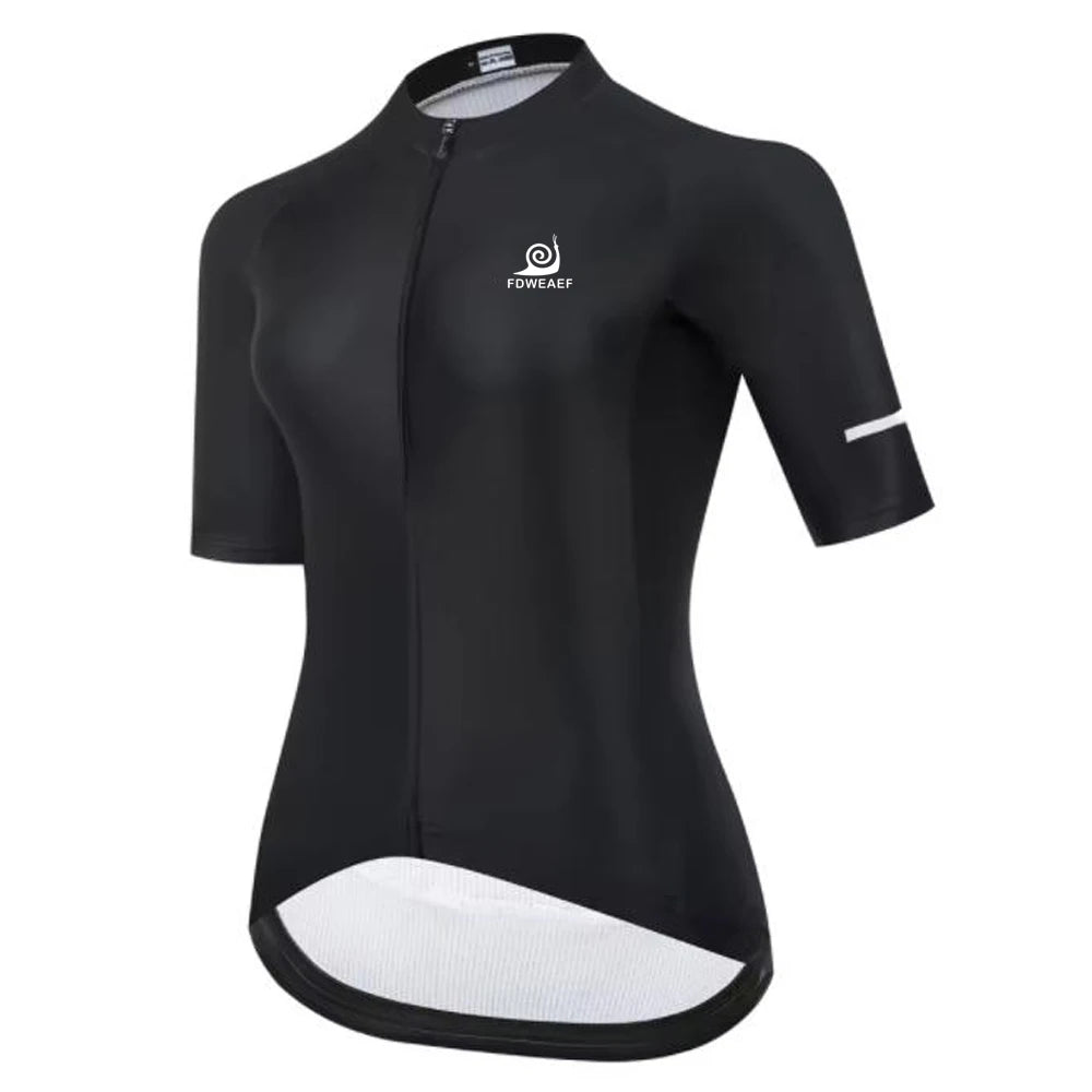 Women's Cycling Jersey Short Sleeve Racing Tops Bicycle Bike Wear Maillot Cyclist Clothes Shirt for Sports Active Outdoor