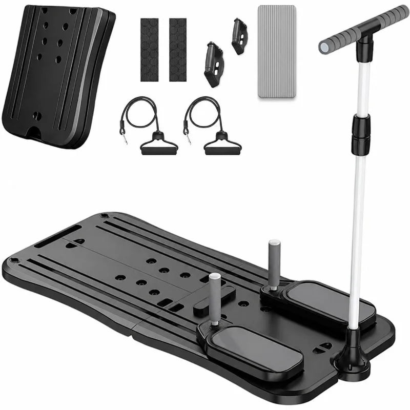 Adjustable Height Ski Machine Trainer, Foldable Pilates Board, Multifunctional Exercise Equipment For Leg Pelvic Floor Muscle Workout, Glute Training Device, Funny Fitness Equipment For Full Body Workout At Home, Christmas Gi
