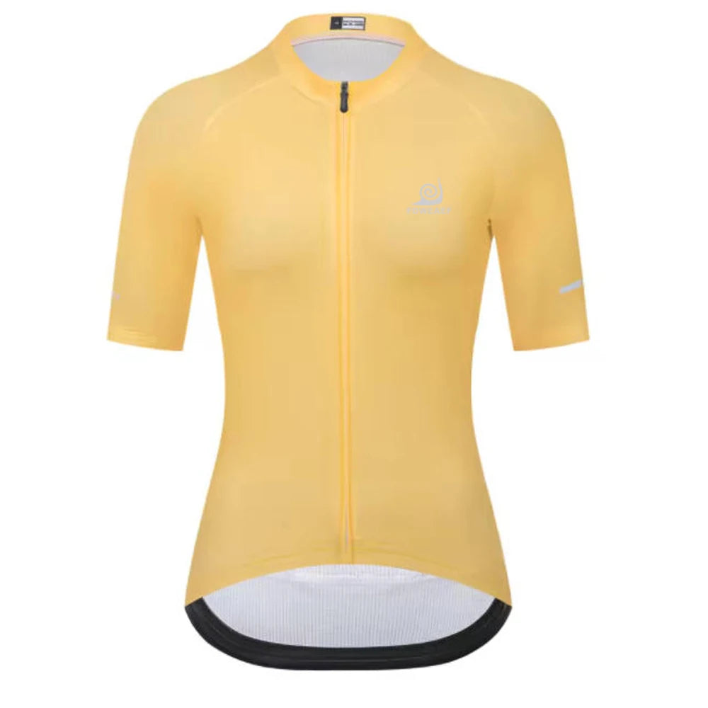 Women's Cycling Jersey Short Sleeve Racing Tops Bicycle Bike Wear Maillot Cyclist Clothes Shirt for Sports Active Outdoor