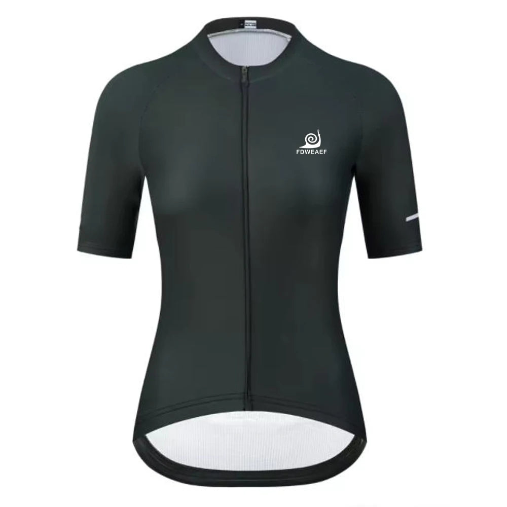 Women's Cycling Jersey Short Sleeve Racing Tops Bicycle Bike Wear Maillot Cyclist Clothes Shirt for Sports Active Outdoor