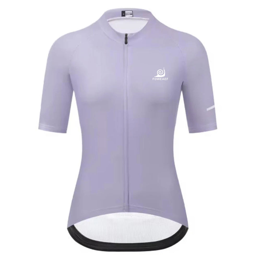 Women's Cycling Jersey Short Sleeve Racing Tops Bicycle Bike Wear Maillot Cyclist Clothes Shirt for Sports Active Outdoor
